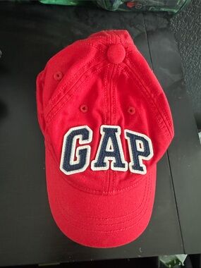 GAP Red Cap with Navy White Logo